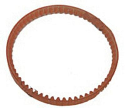 Brown gasket on a white background