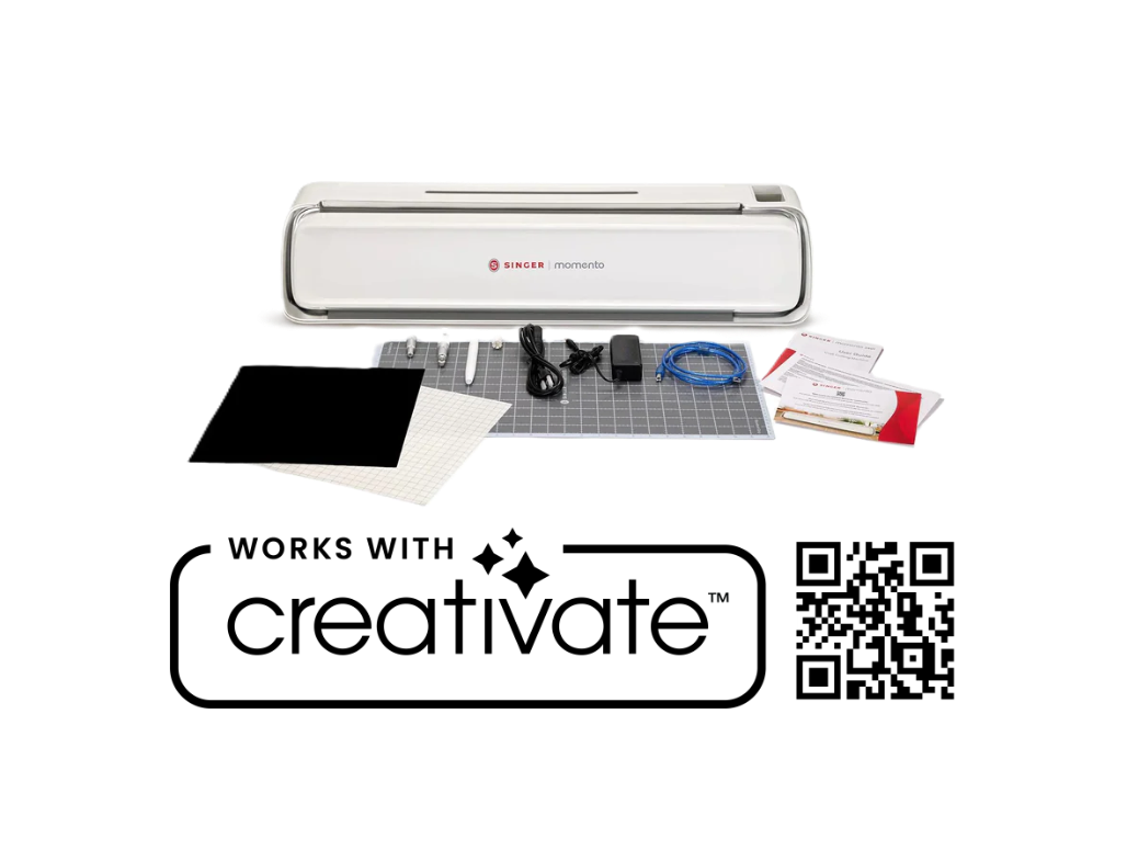 Singer Momento 24" Craft & Fabric Cutting Machine works with CREATIVATE Digital Toolkit