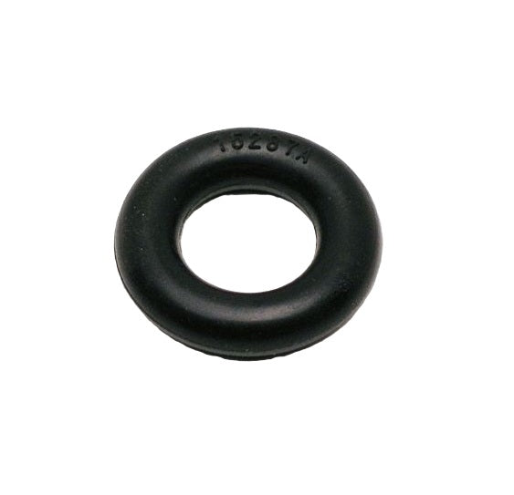 A black rubber O-ring with embossed 15287A lettering visible on the top surface, isolated on a white background.