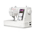 Singer HD9120 smart sewing machine in white, featuring a built-in smartphone screen display, shown on a solid white background.
