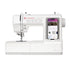 A white Singer Smart Heavy Duty HD9120 sewing machine with an integrated smartphone screen on the side, shown against a solid white background.