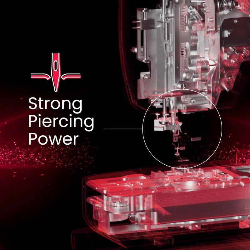 Singer Smart Heavy Duty 9120 Sewing and Embroidery Machine Strong Piercing Power