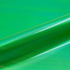 Close-up of green vinyl roll with a slight sheen