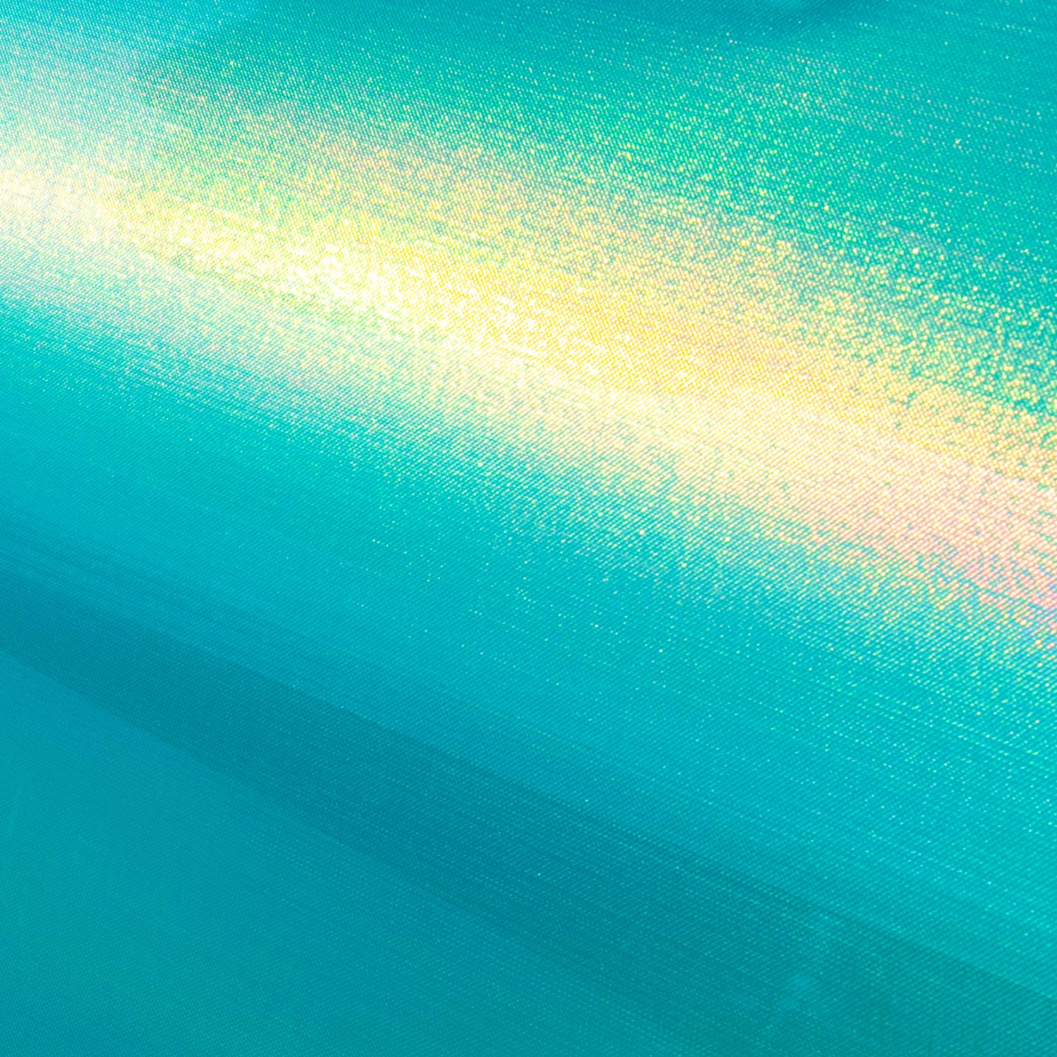 Gradient vinyl swatch with blue, green, and yellow hues