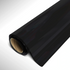 Roll of black vinyl wrap on a white background