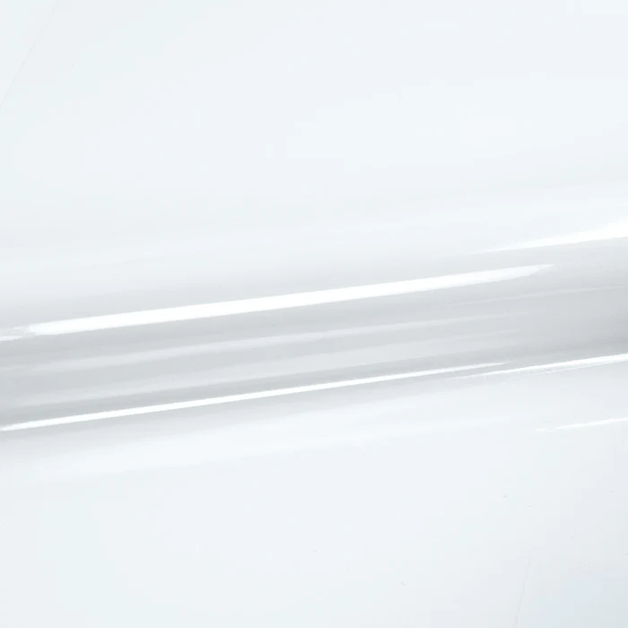 Roll of white vinyl on a light gray background