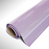 Roll of light purple glittery vinyl wrap on a white background