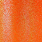 Orange glittery vinyl swatch