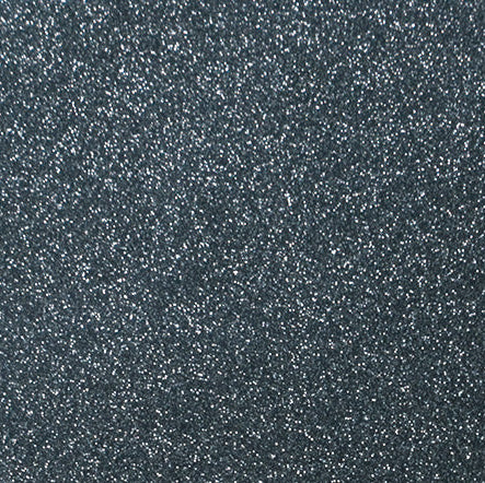 Gray glittery vinyl swatch