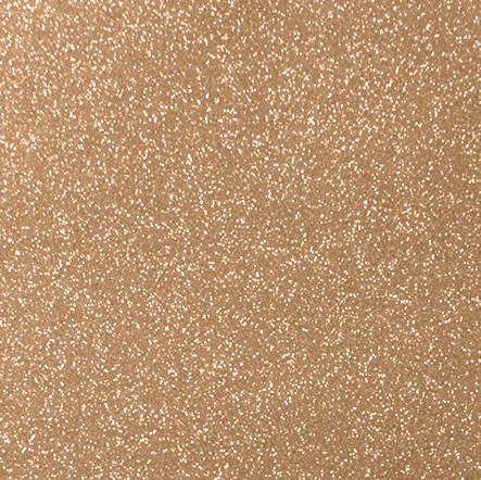 Gold glittery vinyl swatch