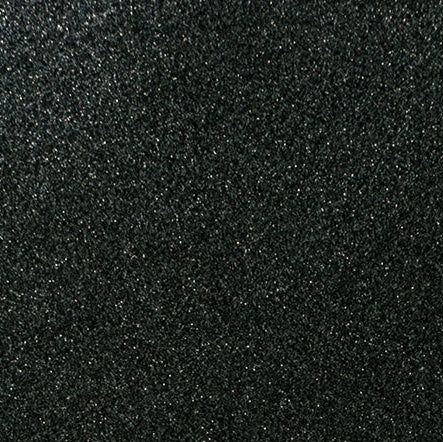 Glittery black vinyl swatch