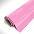 Roll of pink vinyl wrap on a white background