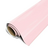 Roll of pink vinyl wrap on a white background