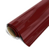 Roll of red vinyl wrap on a white background