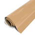 Roll of beige vinyl wrap on a white background