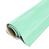 Roll of mint green vinyl wrap on a white background