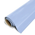 Roll of light blue vinyl wrap on a white background