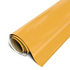 Roll of yellow vinyl wrap on a white background