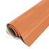 Roll of orange vinyl wrap on a white background