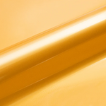 Roll of gold vinyl wrap with a smooth texture