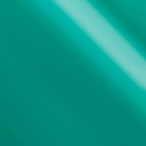 Solid teal vinyl swatch with a light green diagonal stripe.