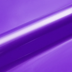 Close-up of purple vinyl wrap with a reflective strip
