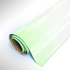 Roll of green vinyl wrap on a white background