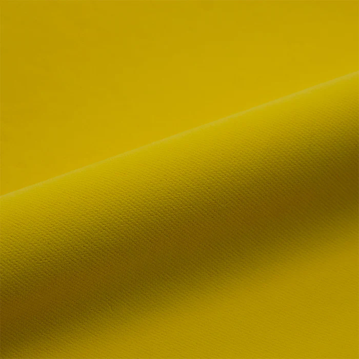 Close-up of yellow vinyl with a subtle texture