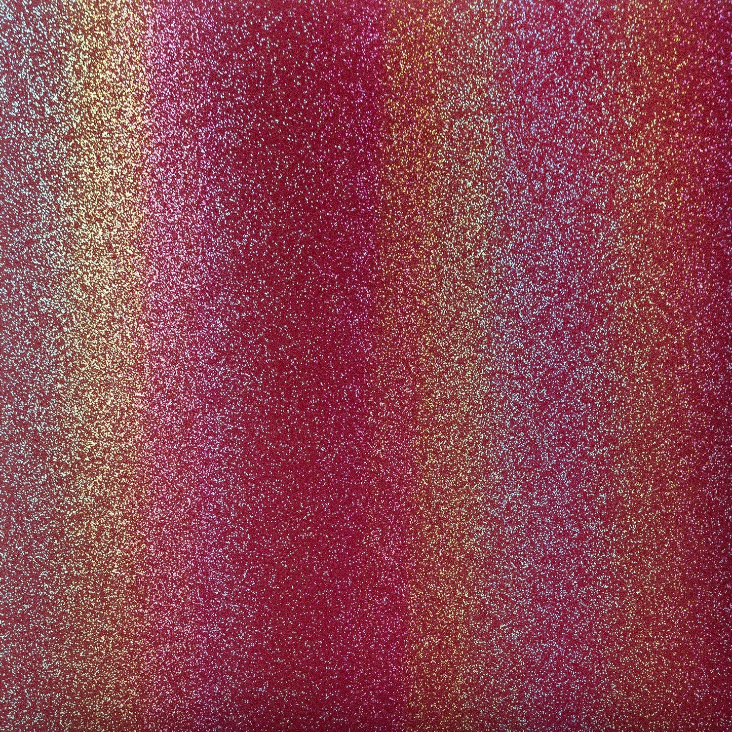 Glittery red and gold vinyl swatch