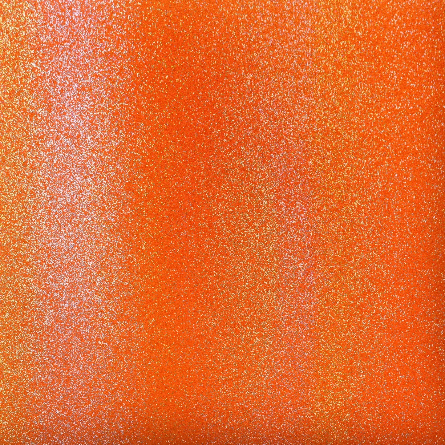 Glittery orange vinyl swatch