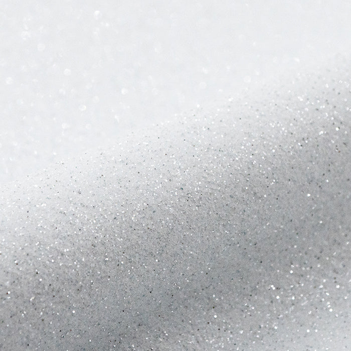 White glittery vinyl roll
