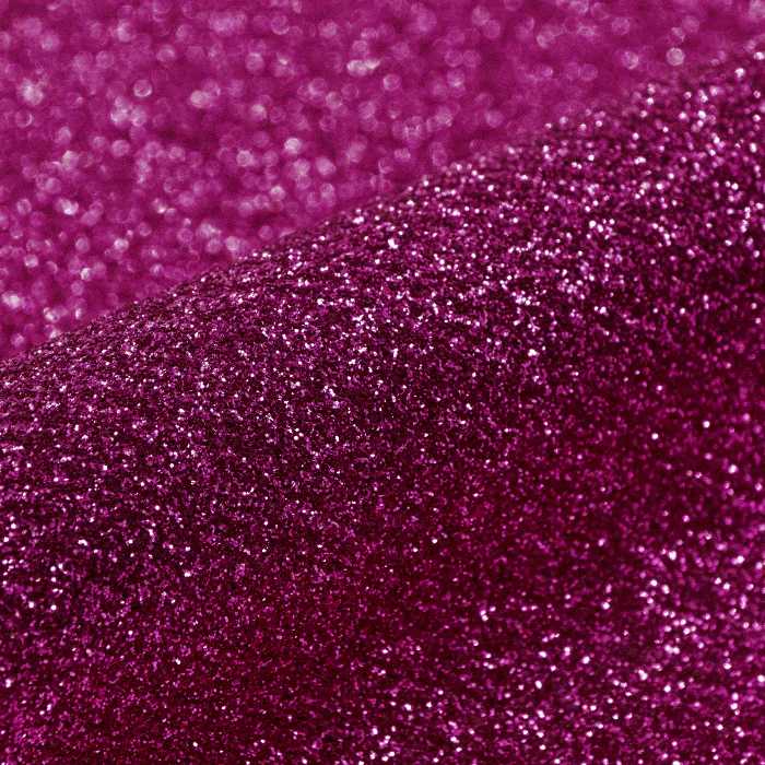 Close-up of pink glitter vinyl