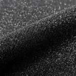 Close-up of black glittery vinyl