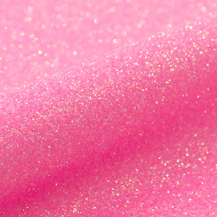 Pink vinyl roll with glitter texture