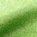 Close-up of green glittery vinyl