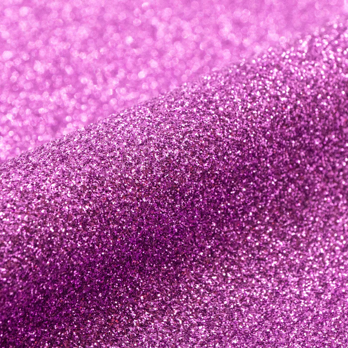 Close-up of pink glitter vinyl