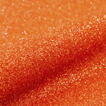 Close-up of orange glittery vinyl