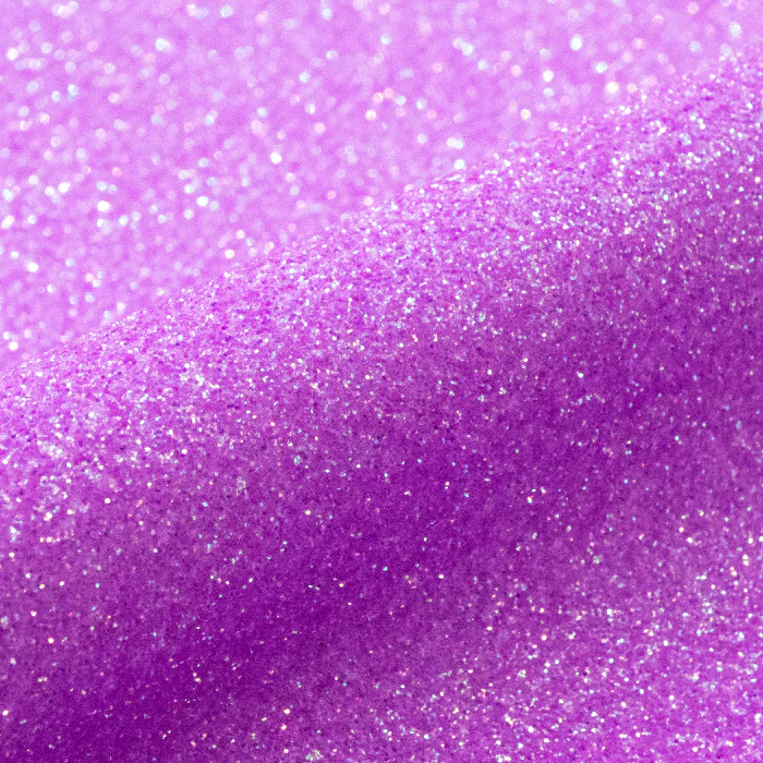 Purple glittery vinyl