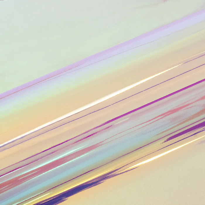 Translucent holographic vinyl roll