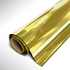 Roll of yellow reflective vinyl on a white background