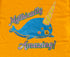 Narwhal graphic with 'Mythically Amazing!' text on an orange background