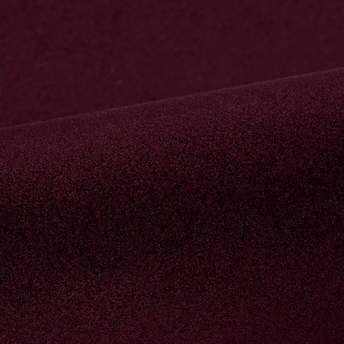 Close up of a burgundy vinyl roll