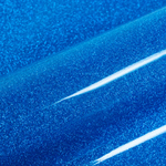 Blue glittery vinyl roll