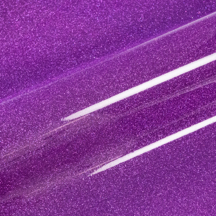Close-up of a textured purple vinyl roll