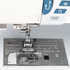 close up of the Janome Skyline S6 Sewing Machine stitch plate
