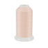 Light peach thread on a white background