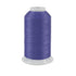 Spool of purple thread on a white background