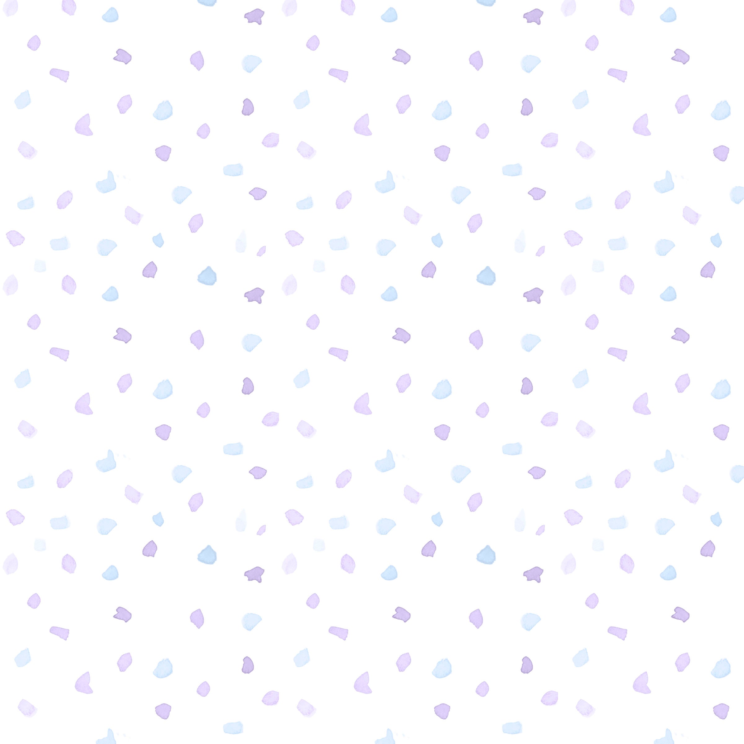 Fabric Lumin Tide + Loom Purple/Blue Spots Easy Listening Vol. 1 by the Quarter Yard T100-005-167