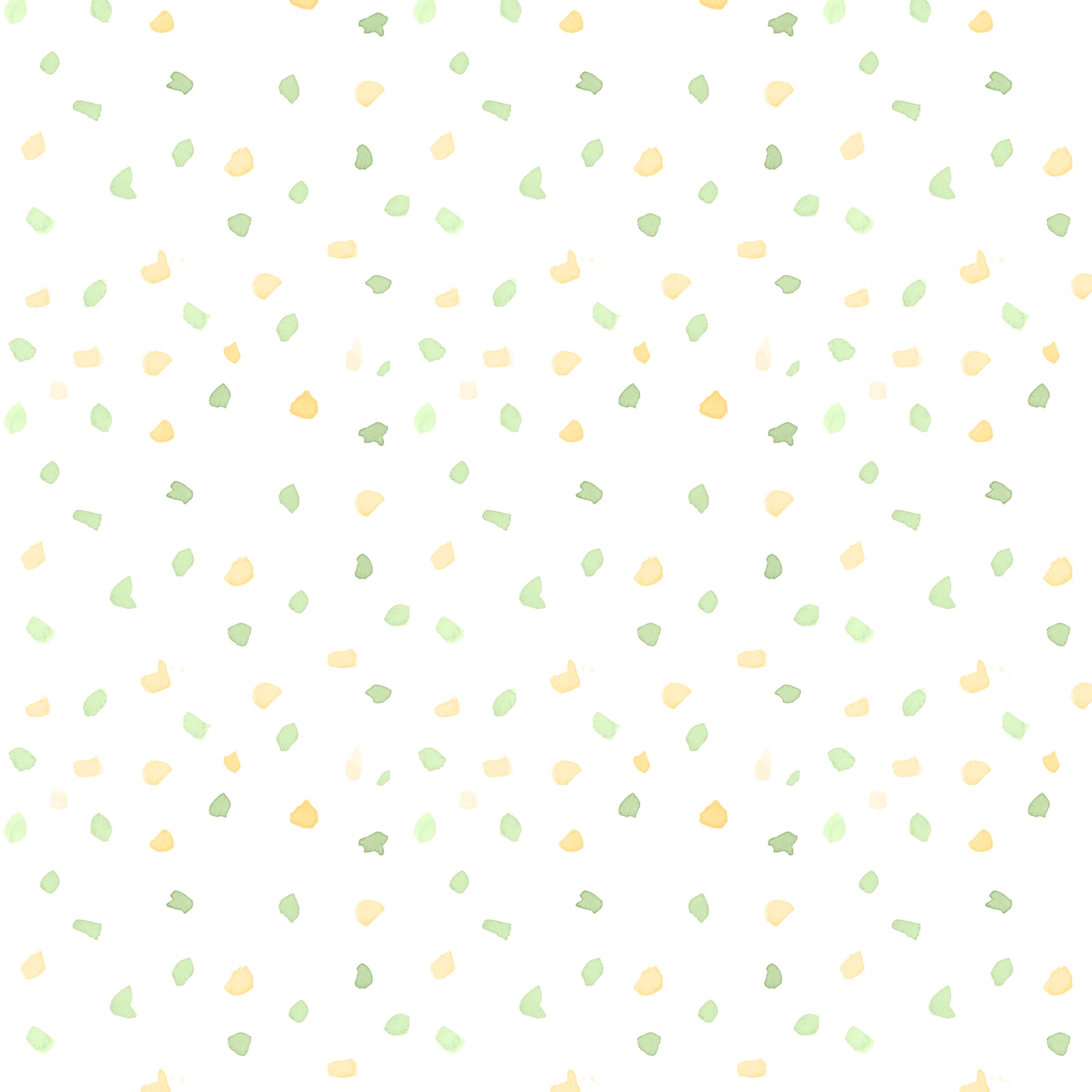Fabric Lumin Tide + Loom Green/Yellow Spots Easy Listening Vol. 1 by the Quarter Yard T100-005-183