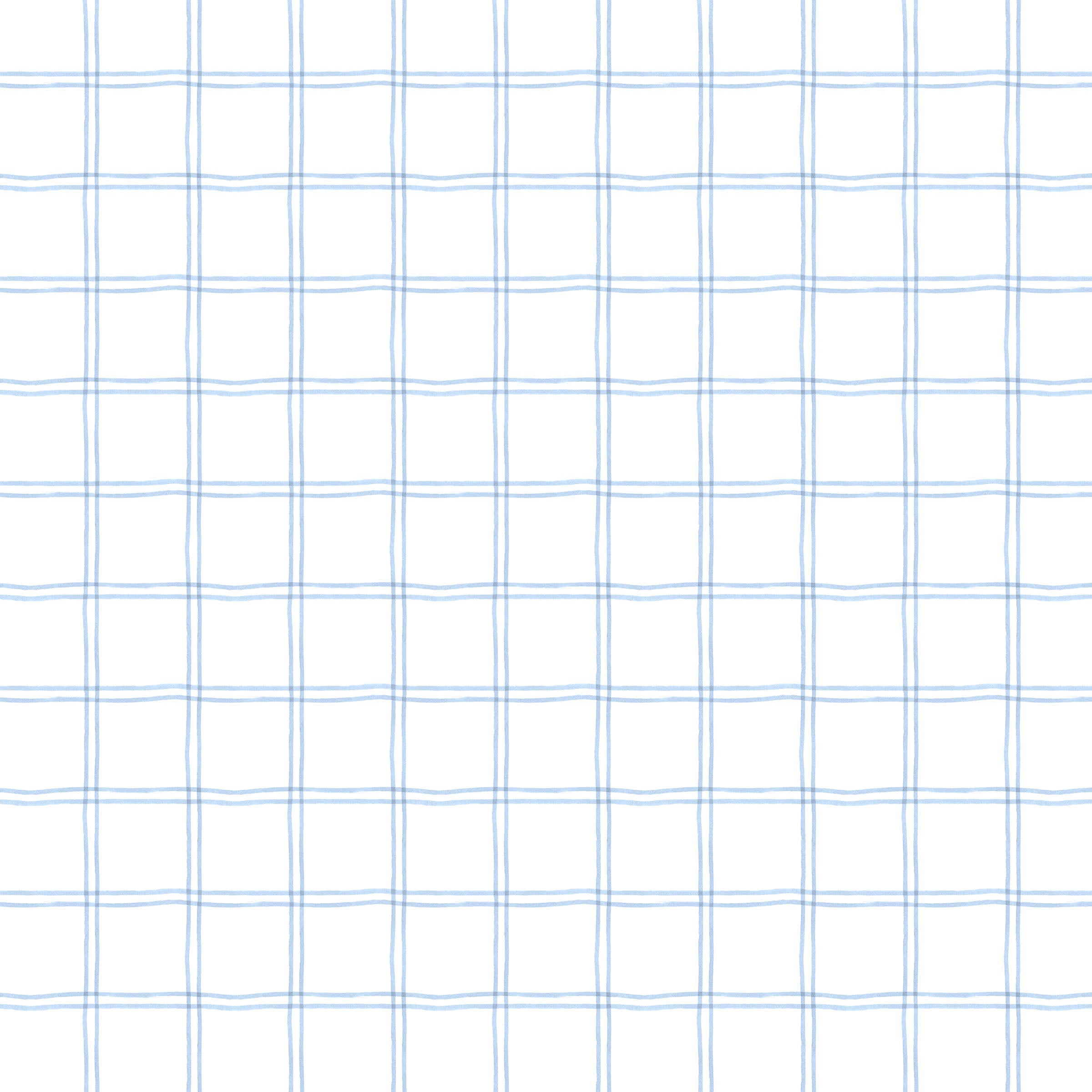 Fabric Lumin Tide + Loom Blue Plaid Easy Listening Vol. 1 by the Quarter Yard T100-006-177